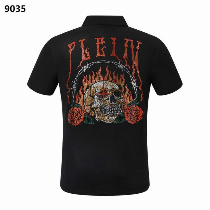Picture of Philipp Plein Polo Shirts Short _SKUPPM-3XL8L903525901